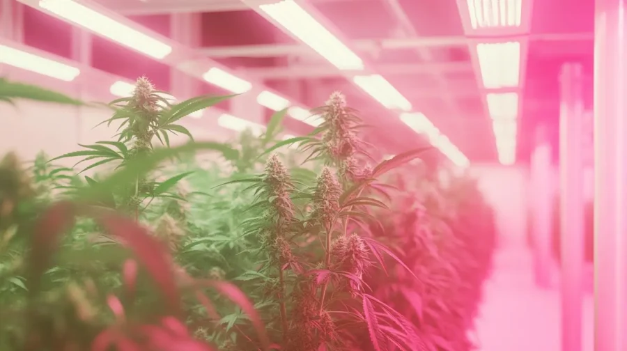 growers tending hemp flower