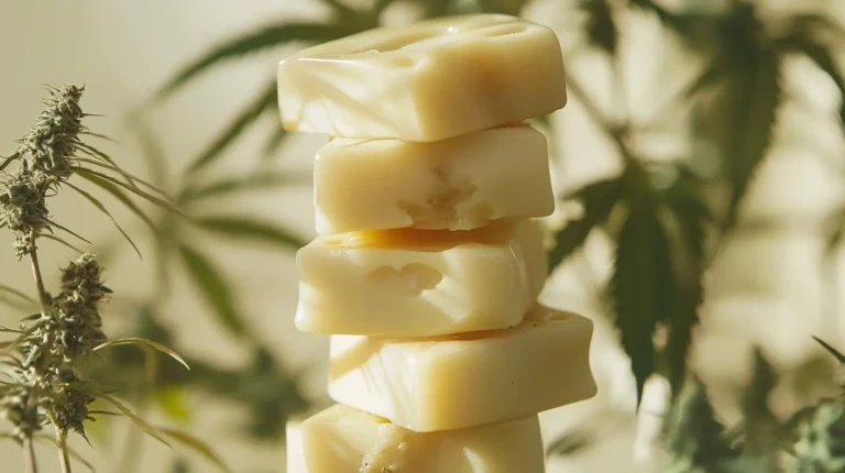 cream with cbd oil on dish